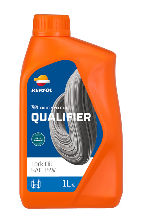 BOTELLA REPSOL QUALIFIER FORK OIL SAE 15W 1L