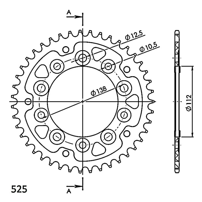 CORONA SUPERSPROX STEALTH RED 43 D