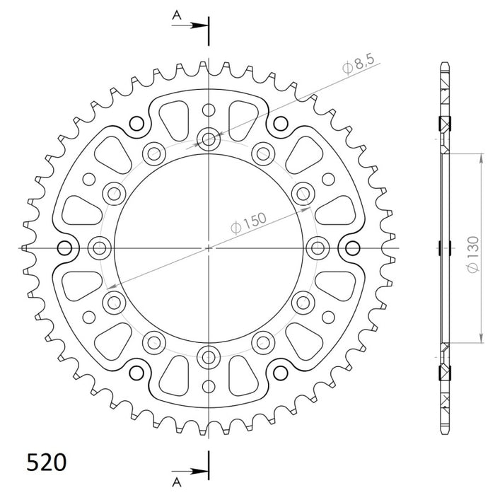 CORONA SUPERSPROX STEALTH AZUL 49 D