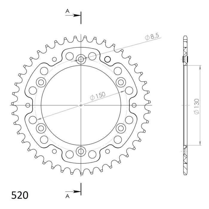 CORONA SUPERSPROX STEALTH AZUL 42D