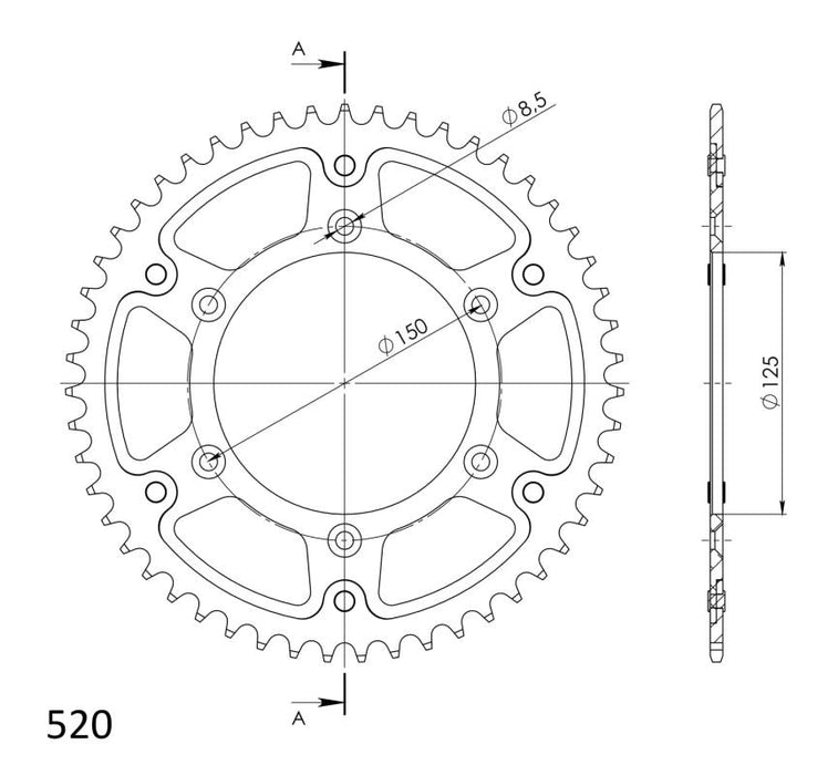 CORONA SUPERSPROX STEALTH AZUL 520X50