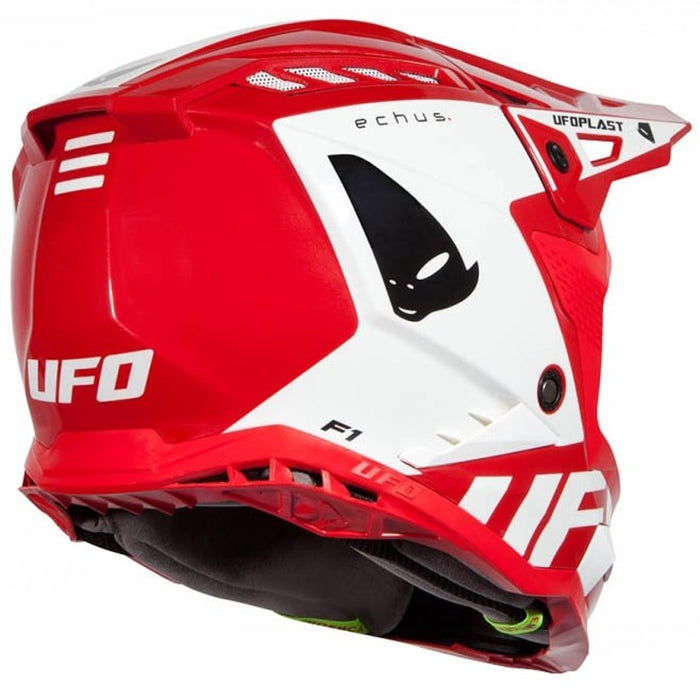 Casco UFO off-road Echus Rojo