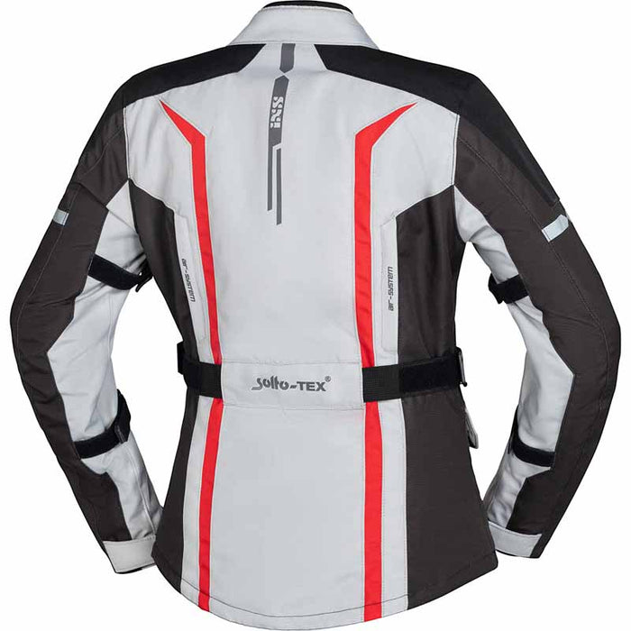 CHAQUETA INVIERNO MUJER IXS GRIS CLARO/GRIS/ROJO E
