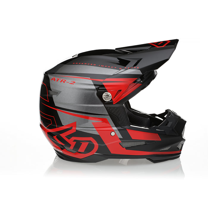 Casco de Cross 6D ATR-2 Mach Red Grey Black