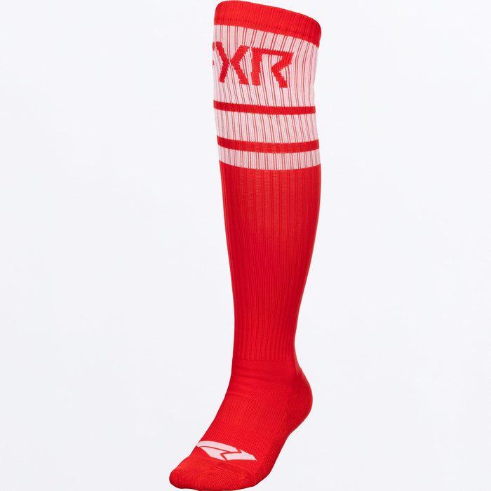 MOTO SOCK 26-RED/WHITE