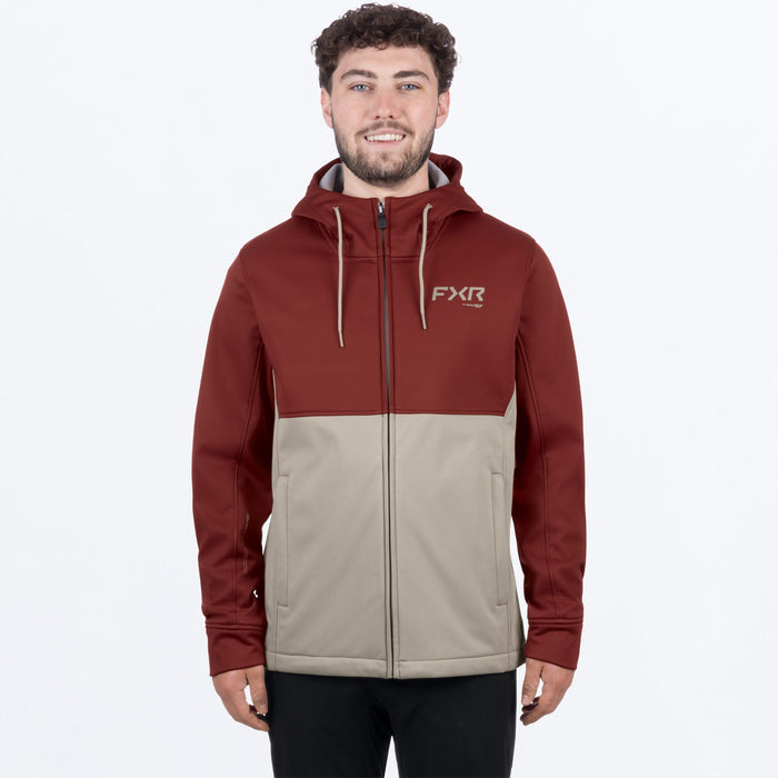M HYDROGEN SOFTSHELL JACKET 26-OXBLOOD/STONE