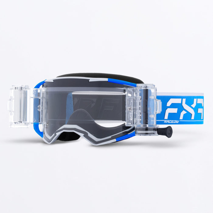 FXR FACTORY RIDE ROLL-OFF GOGGLE 26-BLUE