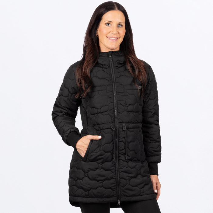 W ISLA QUILTED JACKET 26-BLACK
