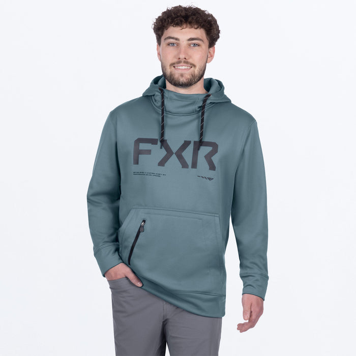 M HYDROGEN TECH PO HOODIE 26-STEEL