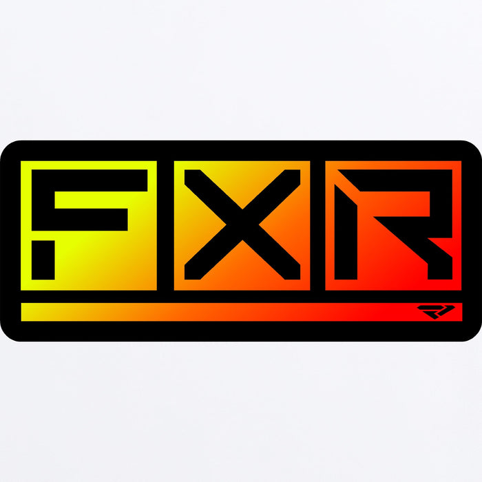 BOX STICKER - 6" 23-INFERNO/BLACK