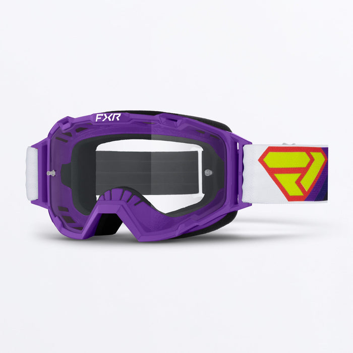 MAVERICK PRIME MX GOGGLE  26-PURPLE/WHITE/BLACK