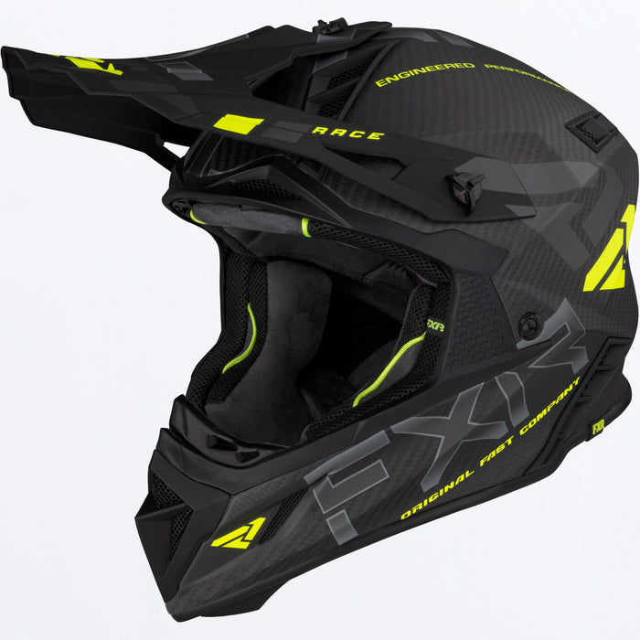 FXR Helium Carbon Helmet with D-Ring