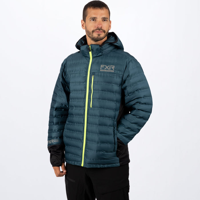 Men's Podium Hybrid Quilted Hoodie