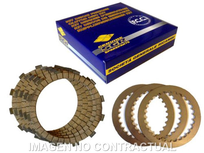 KIT DISCOS COMPLETOS FCC HONDA CRE R 125 (90/99)