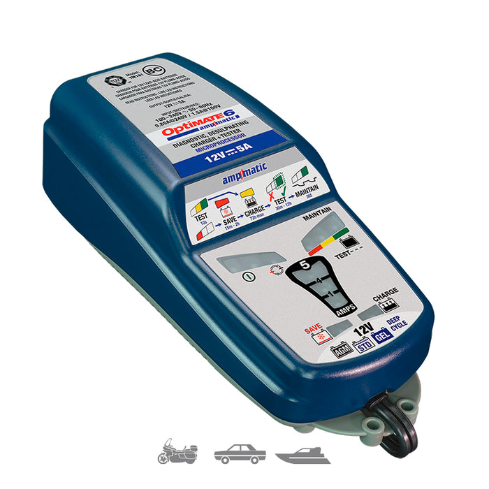 Optimate 6 AmpMatic TM-180-SAE battery charger