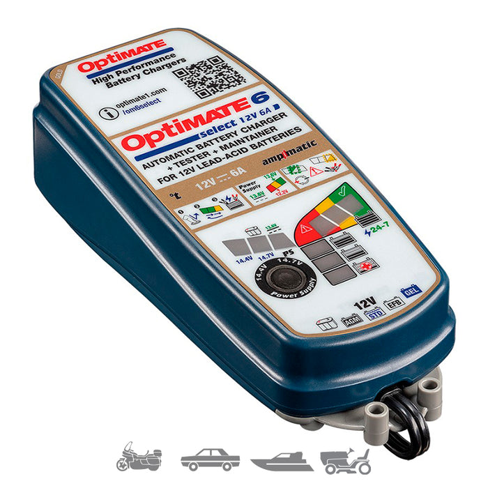 Cargador baterías Optimate 6 Select TM-370