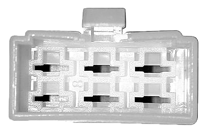 Rectangular Female Connector with Tab for 6 fastom connectors