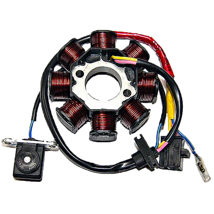 Stator SGR Monofase 8 Polos con pick-up 1 cable Kymco