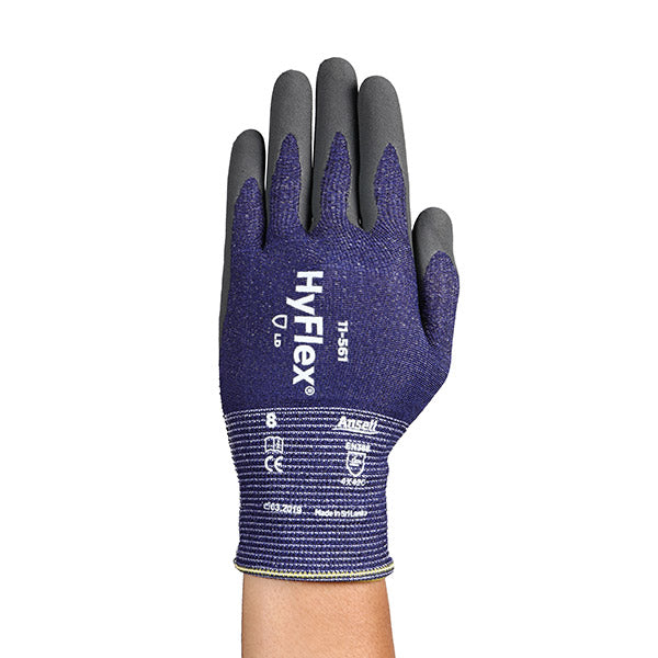 GLOVES ANSELL HYFLEX 11-561 SIZE 8 (measure M)