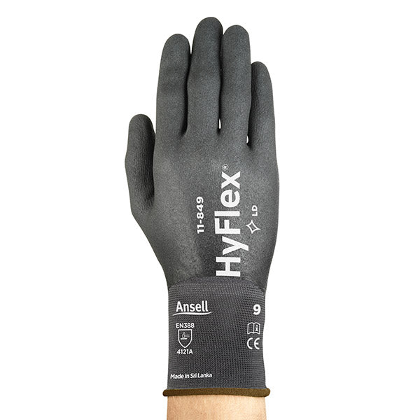 GLOVES ANSELL HYFLEX 11-849 SIZE 8 (measure M)