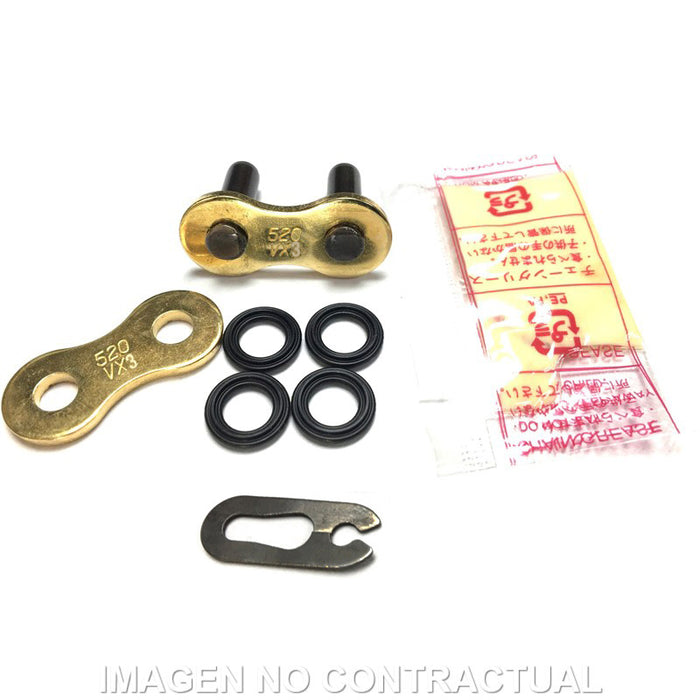 DID 520 VX3 gold clip hitch (FJ)