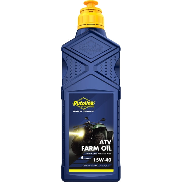 1 L bottle Putoline ATV Farm Oil 15W-40