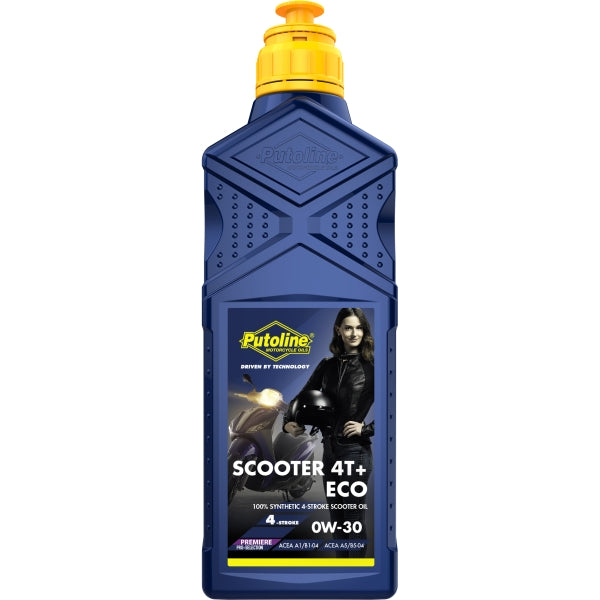 1 L bottle Putoline Scooter 4T+ ECO 0W-30