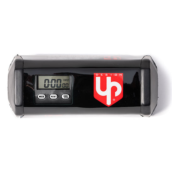 Up design handlebar protector with integrated stopwatch