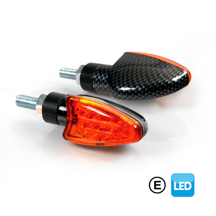 ARROW TURN SIGNALS 12V LED CARBON