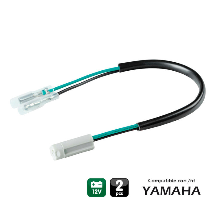 CONNECTORS FOR TURN SIGNALS, 2 UNITS - COMPATIBLE FOR - YAMAHA