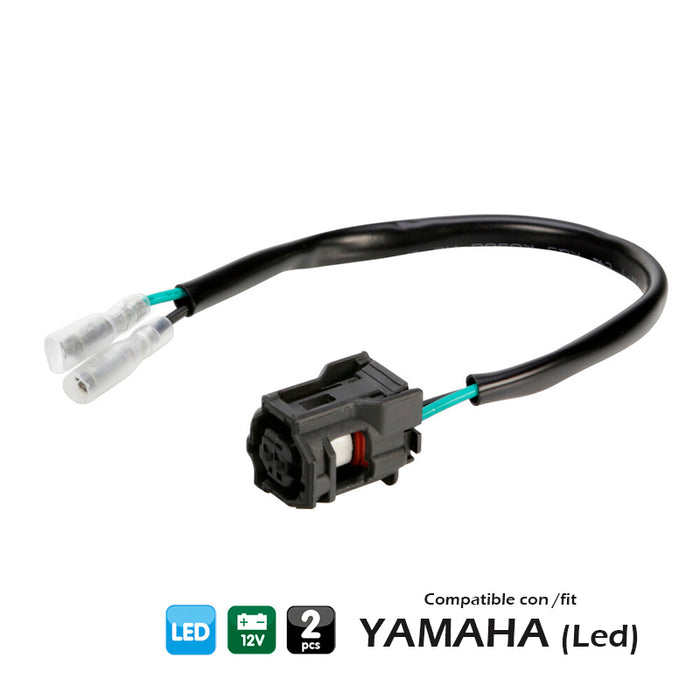 CONECTORES PARA INTERMITENTES, 2 UDS - COMPATIBLE PARA - YAMAHA (LED)