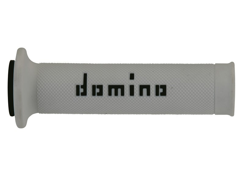 Domino On Road Grips White - Black Open D 22 mm L 120-125 mm 