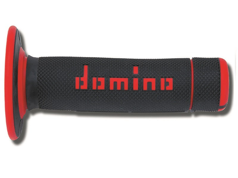 Domino OFF Road Grips Black - Red Closed D 22 mm L 118 mm 