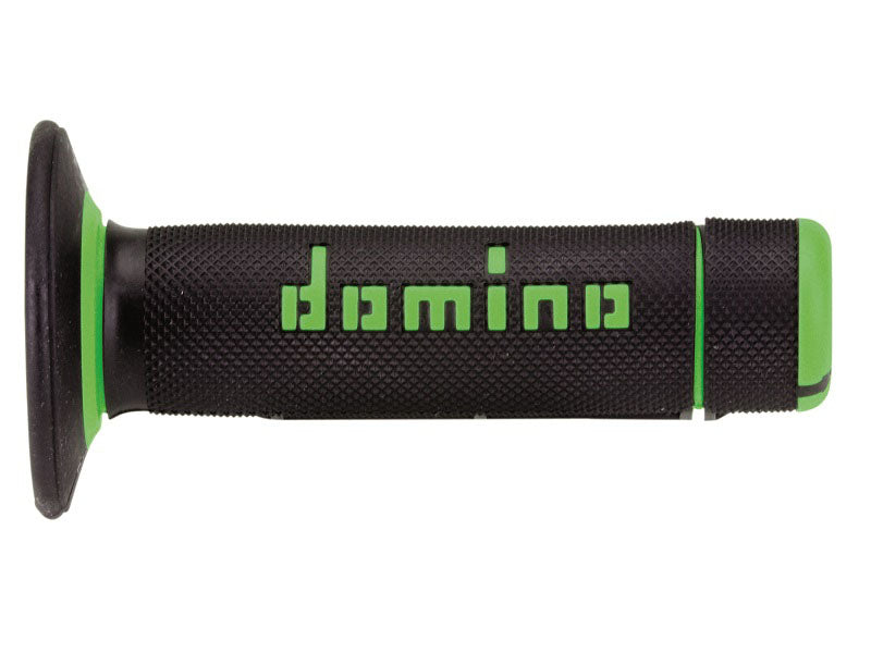 Domino OFF-road Grips Black - Green Closed D 22 mm L 118 mm 