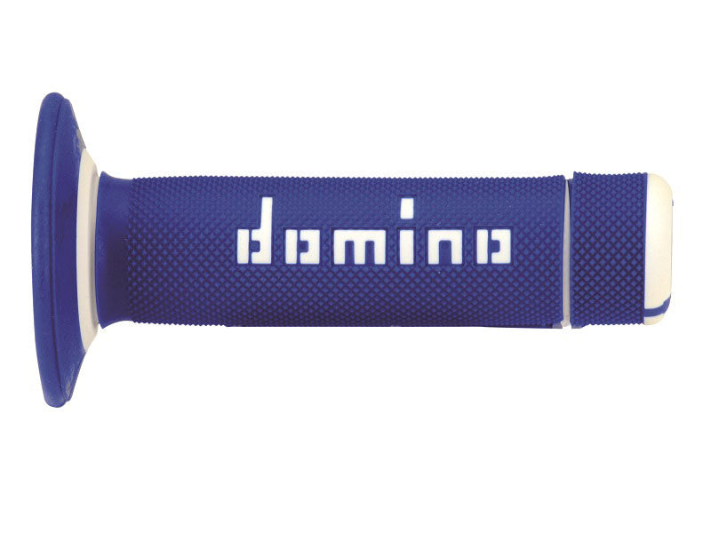 Domino OFF Road Grips Blue - White Closed D 22 mm L 118 mm 