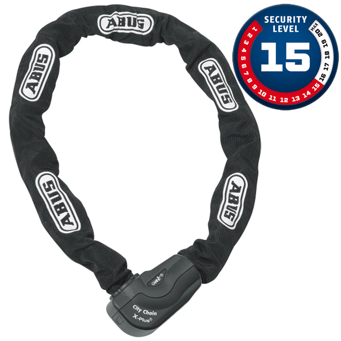 Granit City Chain X-Plus 1060 Abus Cadena con cierre automático 1060/170 Black