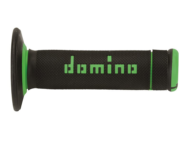 Domino OFF Road X-Treme Grips Black - Green Closed D 22 mm L 118 mm 