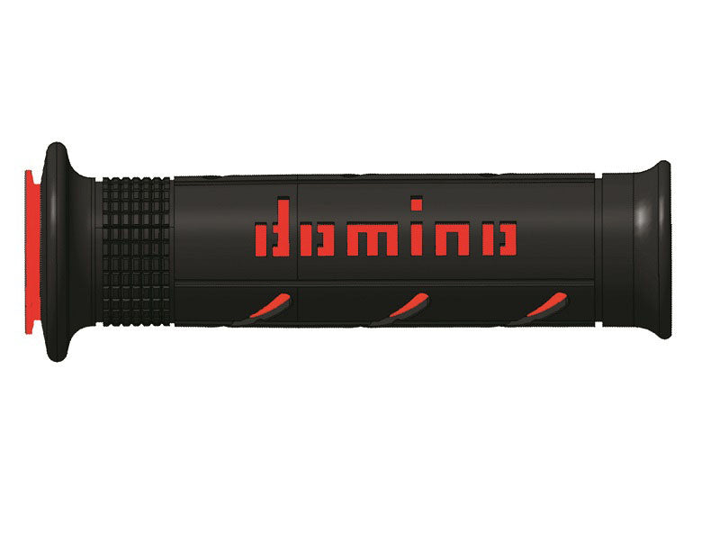 Domino XM2 Super soft Grips Black - Red Open D 22 mm L 120-125 mm 