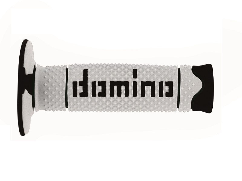 Domino DSH OFF Road Grips White - Black Closed D 22 mm L 120 mm 