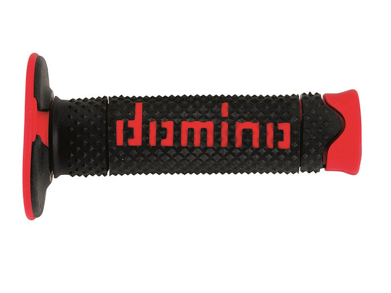 Domino DSH OFF Road Grips Black - Red Closed D 22 mm L 120 mm 