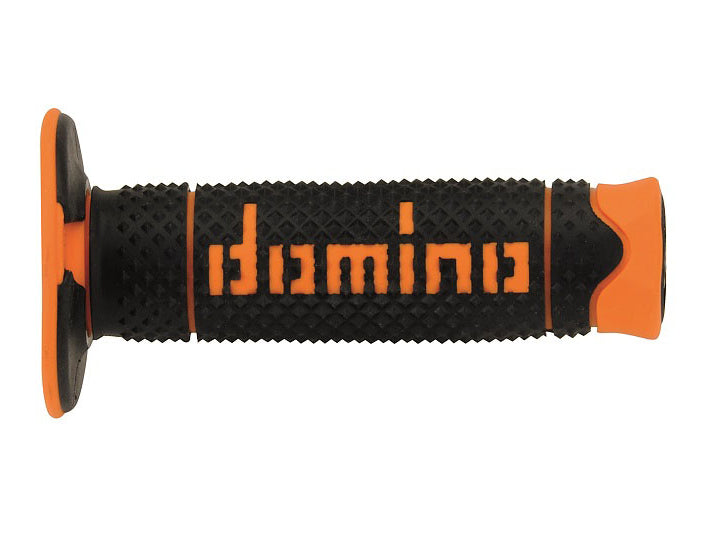 Domino DSH OFF-road Grips Black - Orange Closed D 22 mm L 120 mm