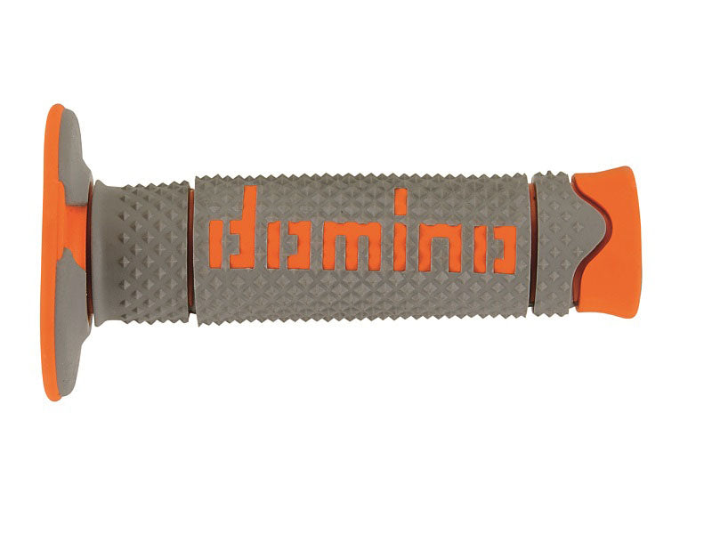 Domino DSH OFF Road Grips Gray - Orange Closed D 22 mm L 120 mm 