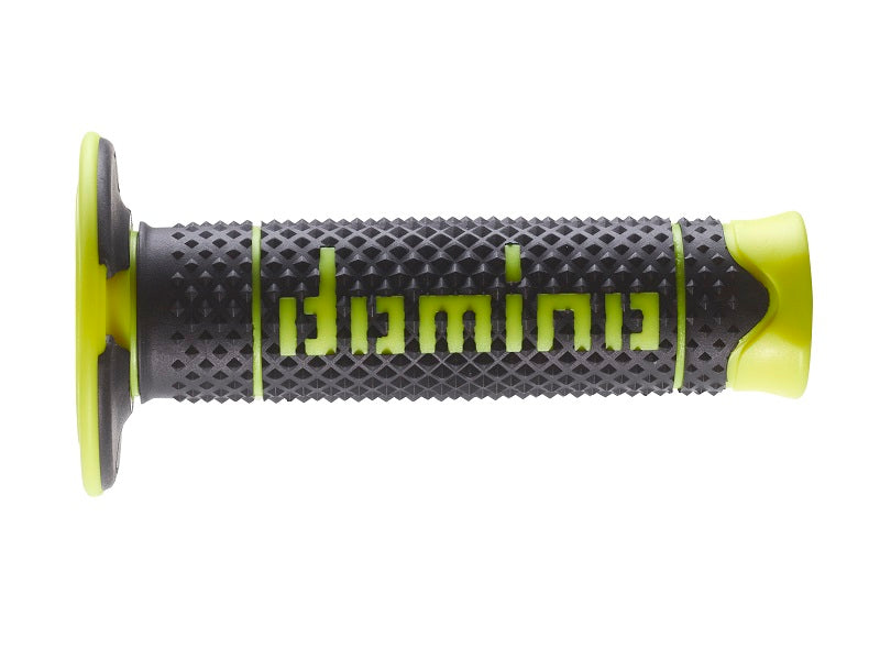 Domino DSH OFF Road Grips Black - Fluor Yellow Closed D 22 mm L 120 mm 