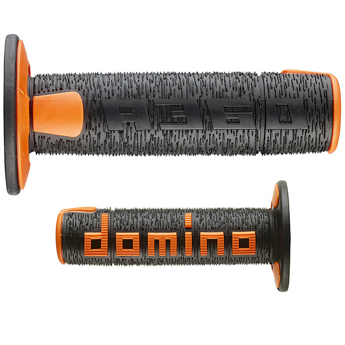 Domino OFF Road RPS Grips Black - Orange Open D 22 mm L 120 mm 