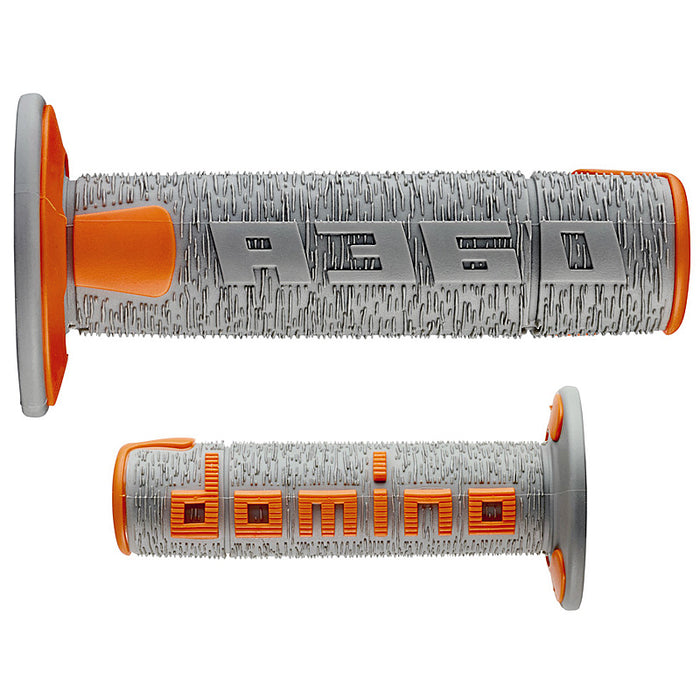 Domino OFF Road RPS Grips Gray - Orange Open D 22 mm L 120 mm 