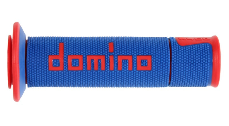 DOMINO ON ROAD GRIPS BLUE / RED 