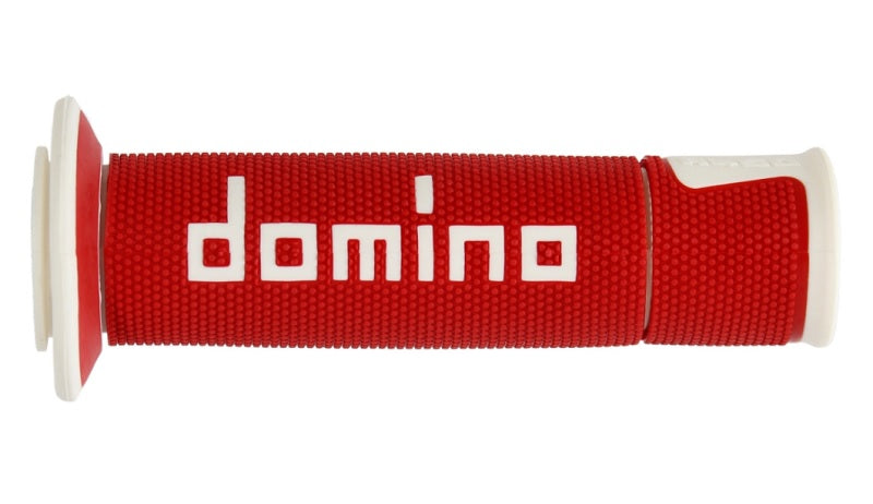 DOMINO ON ROAD GRIPS RED / WHITE 