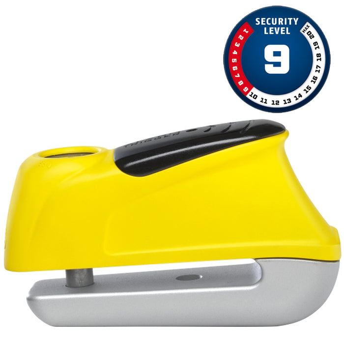 TRIGGER 350 YELLOW Disc lock with Alarm