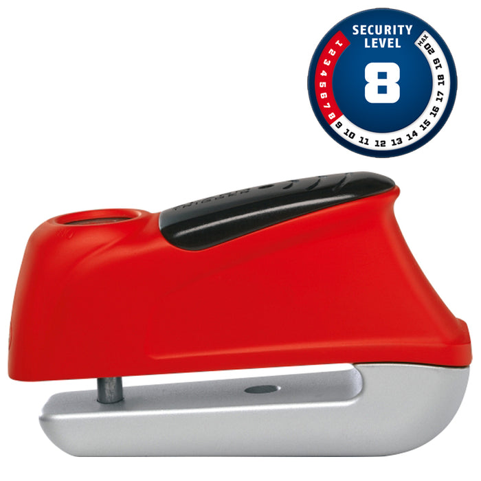 TRIGGER 345 RED Red Disc Lock with Alarm