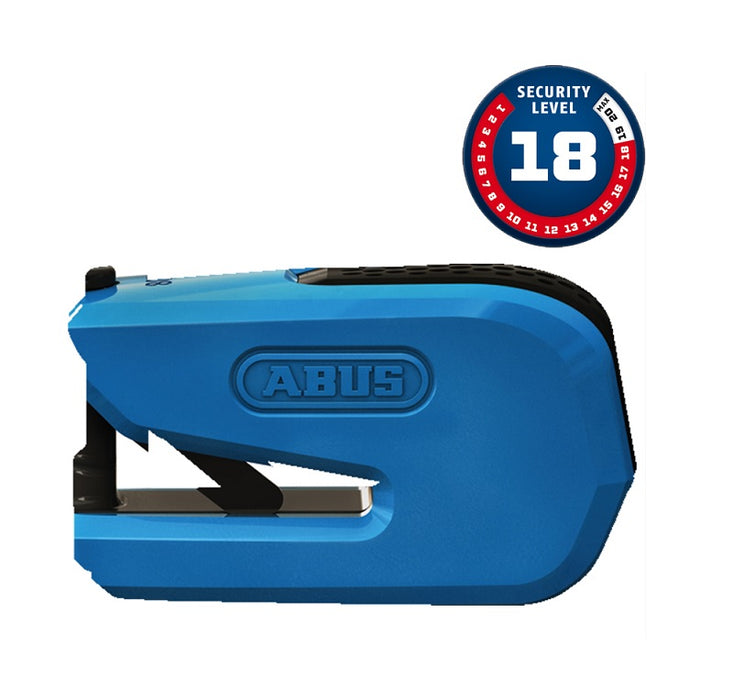 BLOQUEO DISCO FRENO ABUS CON ALARMA 8078 DETECTO B/SB SMARTX 2.0 AZUL
